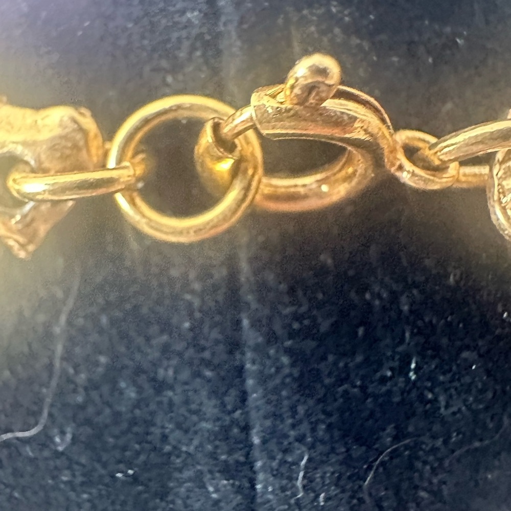 Brutalist Phenomenon!!!! Gold Statement Necklace - image 2